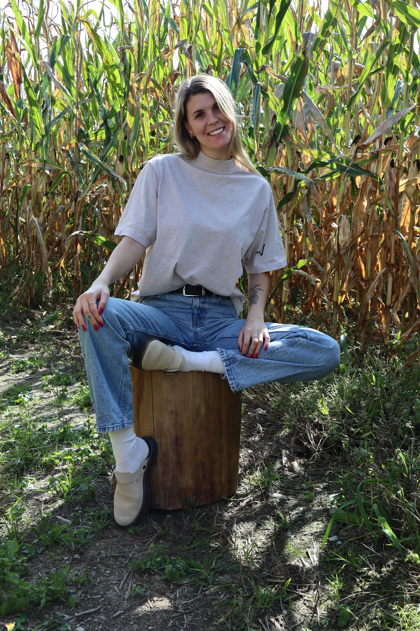 Oversized mock T ON SALE